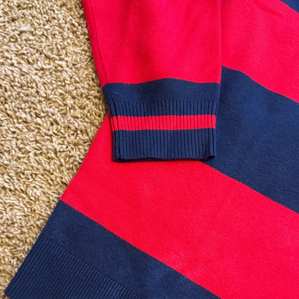NWT American Eagle Outfitters Red and Blue Striped Sweater - Picture 8 of 9